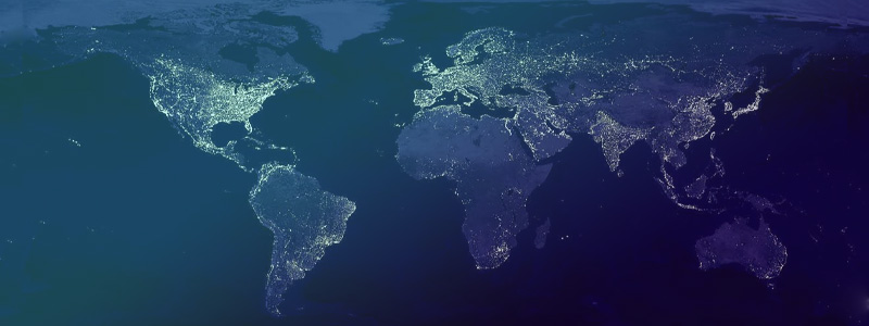 Mapa del mundo para saber cuánto cuesta estudiar en el extranjero